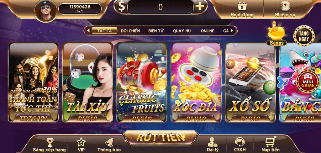 Siêu phẩm cổng game Thiên đường trò chơi đổi thưởng uy tín