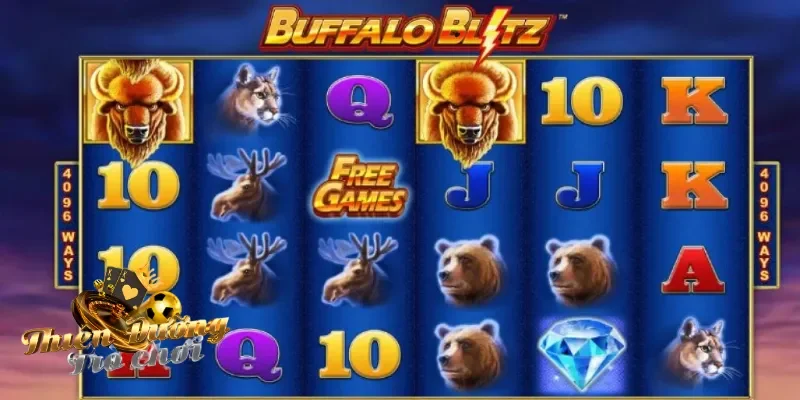 Giải trí với vòng quay hũ vạn người mê Buffalo Blitz TĐTC