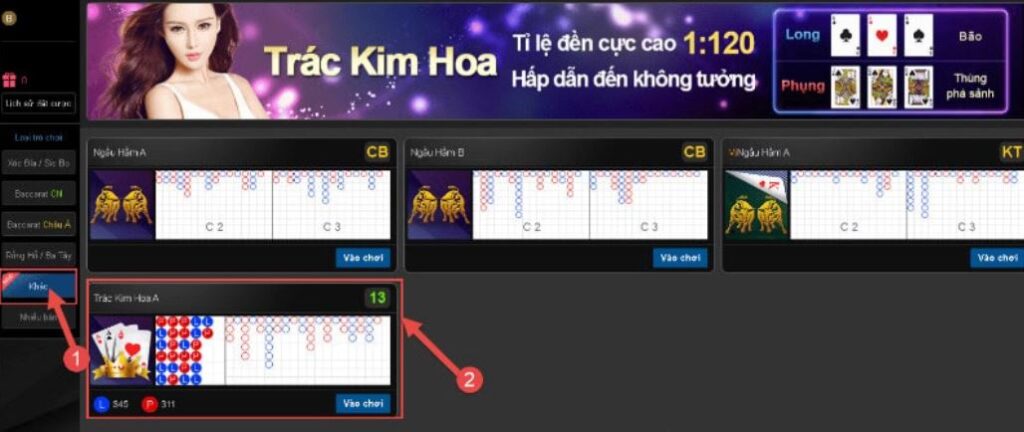 Mẹo chơi bài Trác Kim Hoa - kinh nghiệm