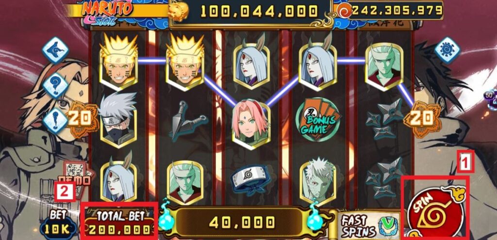 Naruto nổ hũ