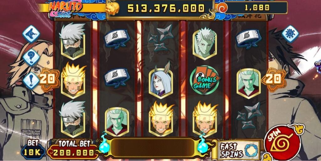 quay hũ Naruto